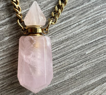 Rose Quartz Frangrance Pendant